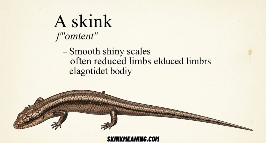 Skink Meaning