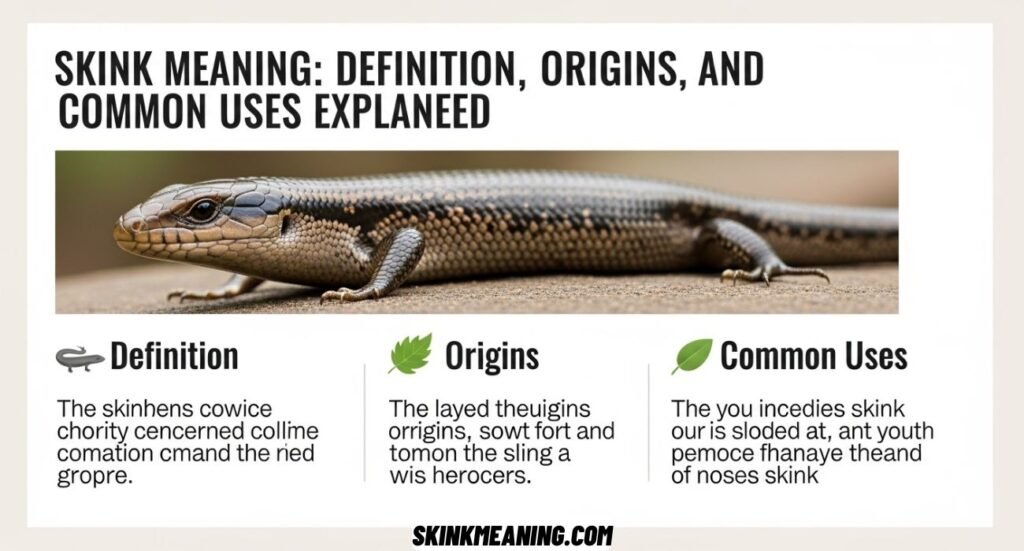 Skink Meaning