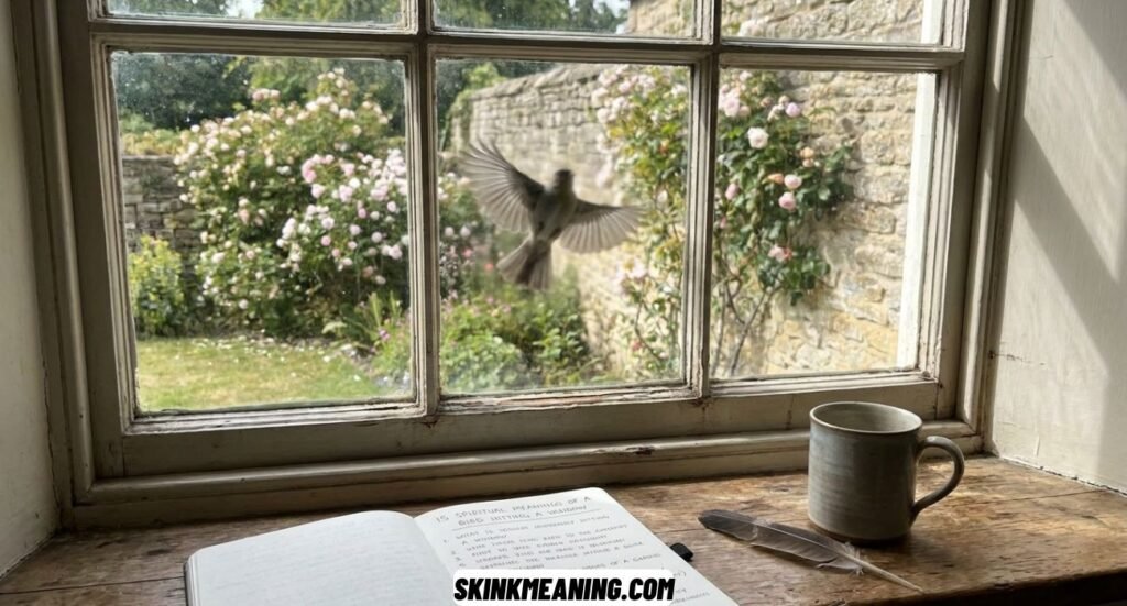 Bird Flying into Window