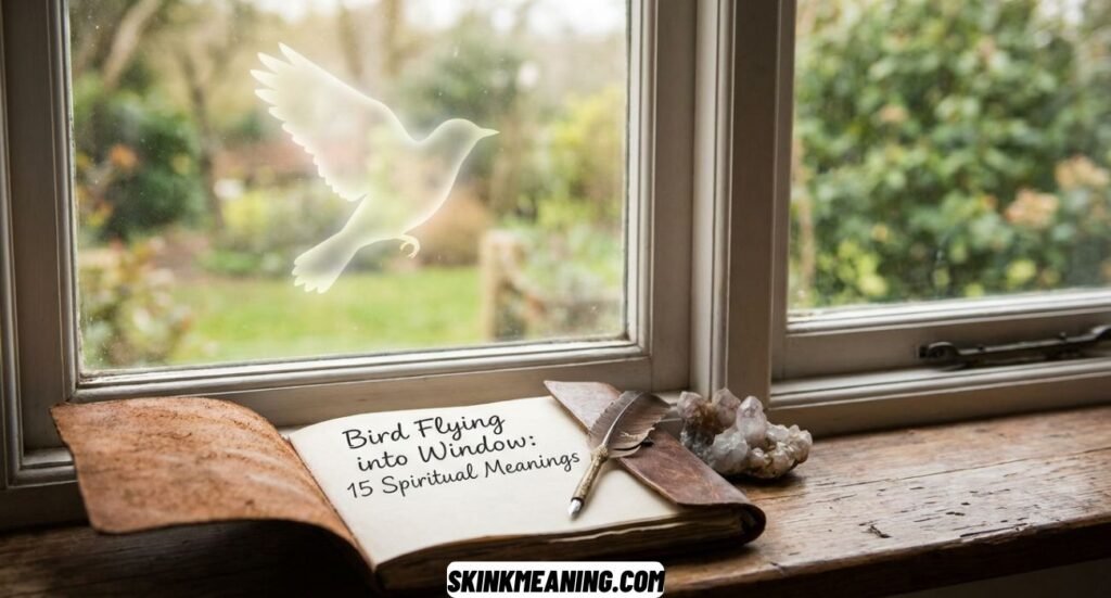 Bird Flying into Window