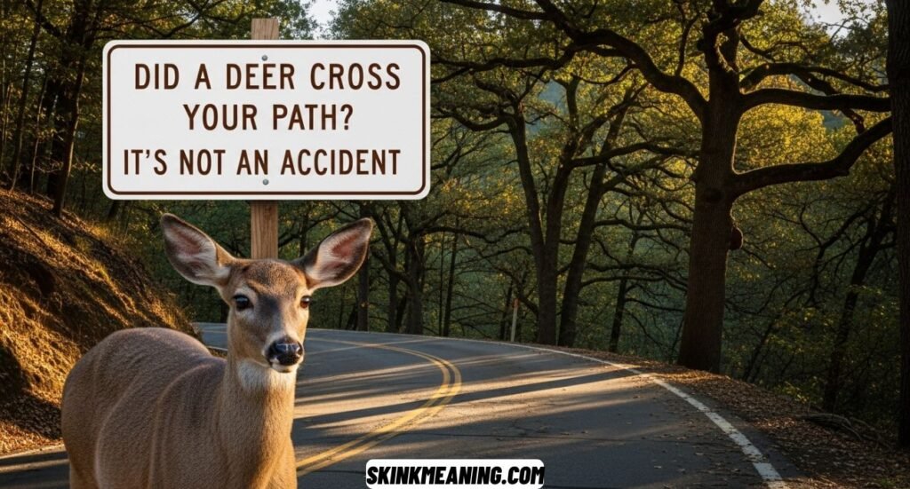 Did a Deer Cross Your Path