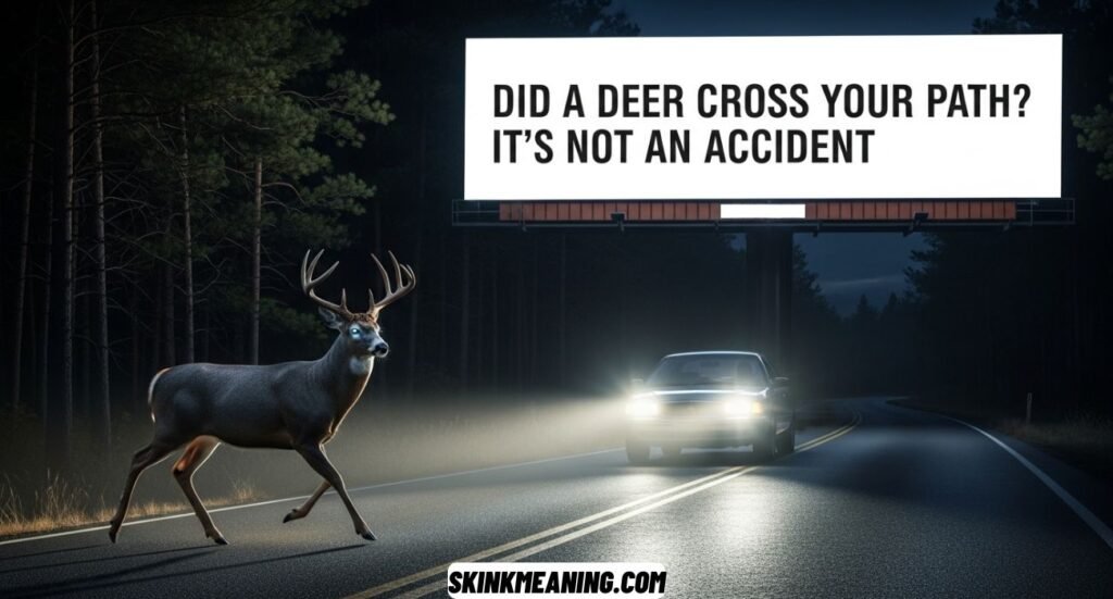 Did a Deer Cross Your Path