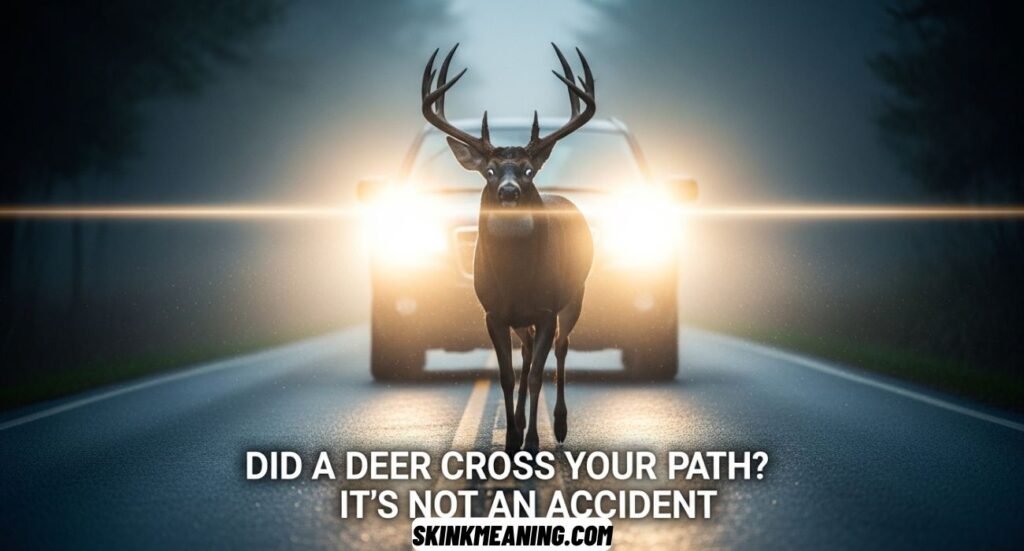 Did a Deer Cross Your Path