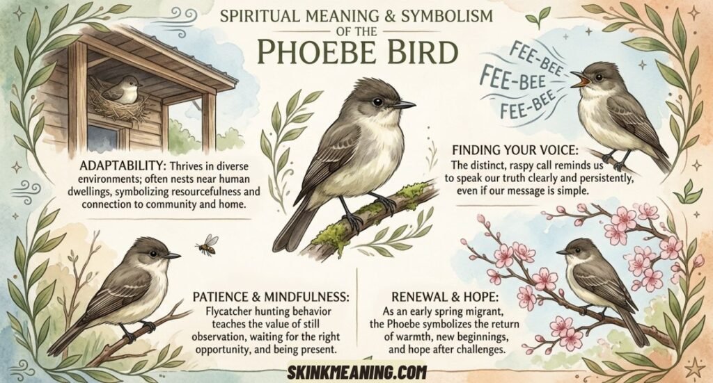 Phoebe Bird Spiritual Meaning and Symbolism