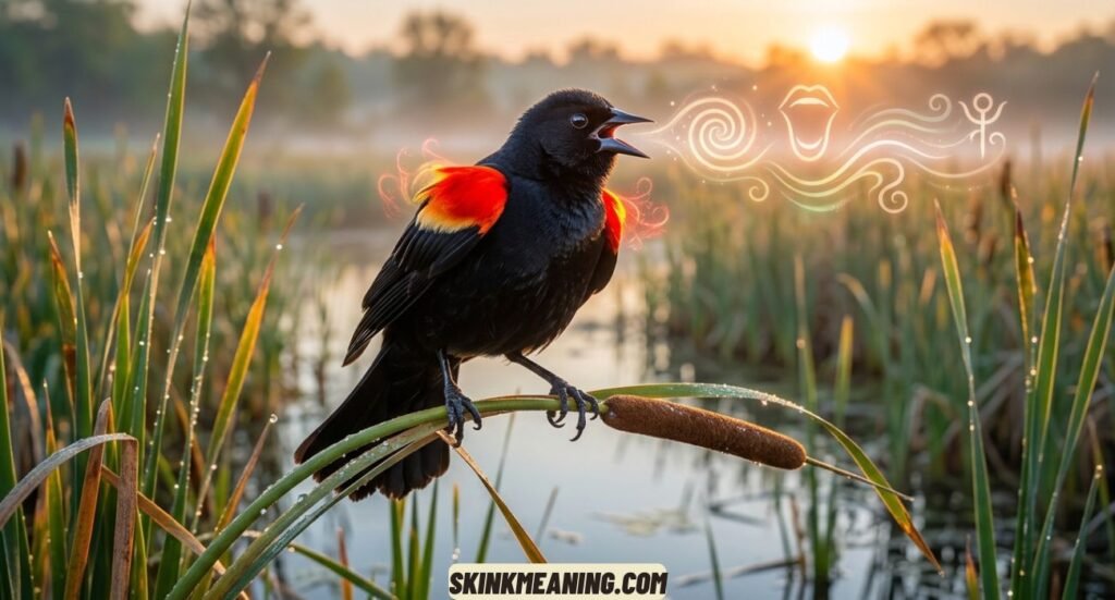 Red Winged Blackbird Spiritual Meaning and Symbolism