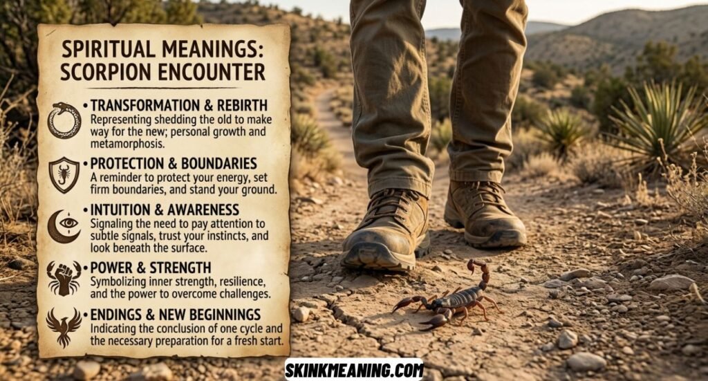 Spiritual Meanings of A Scorpion Crossing Your Path