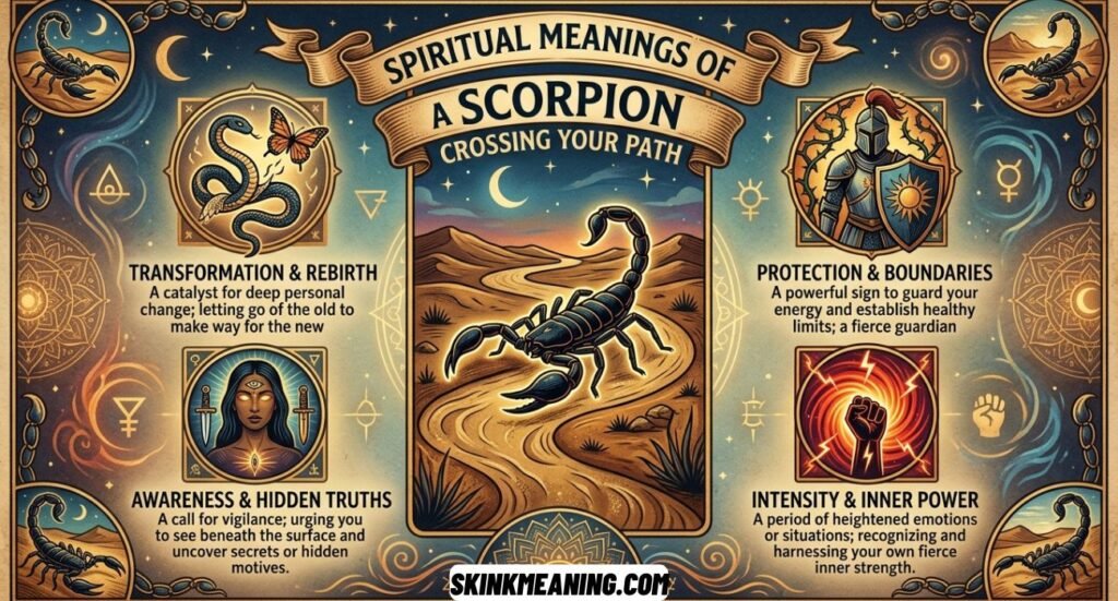 Spiritual Meanings of A Scorpion Crossing Your Path