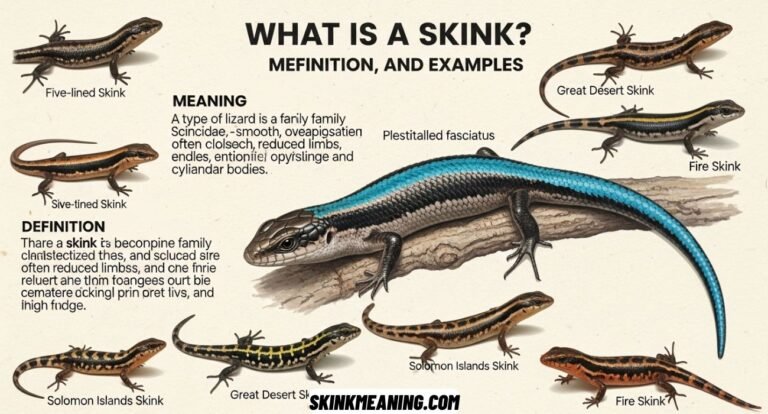 What Is a Skink? Meaning, Definition, and Examples