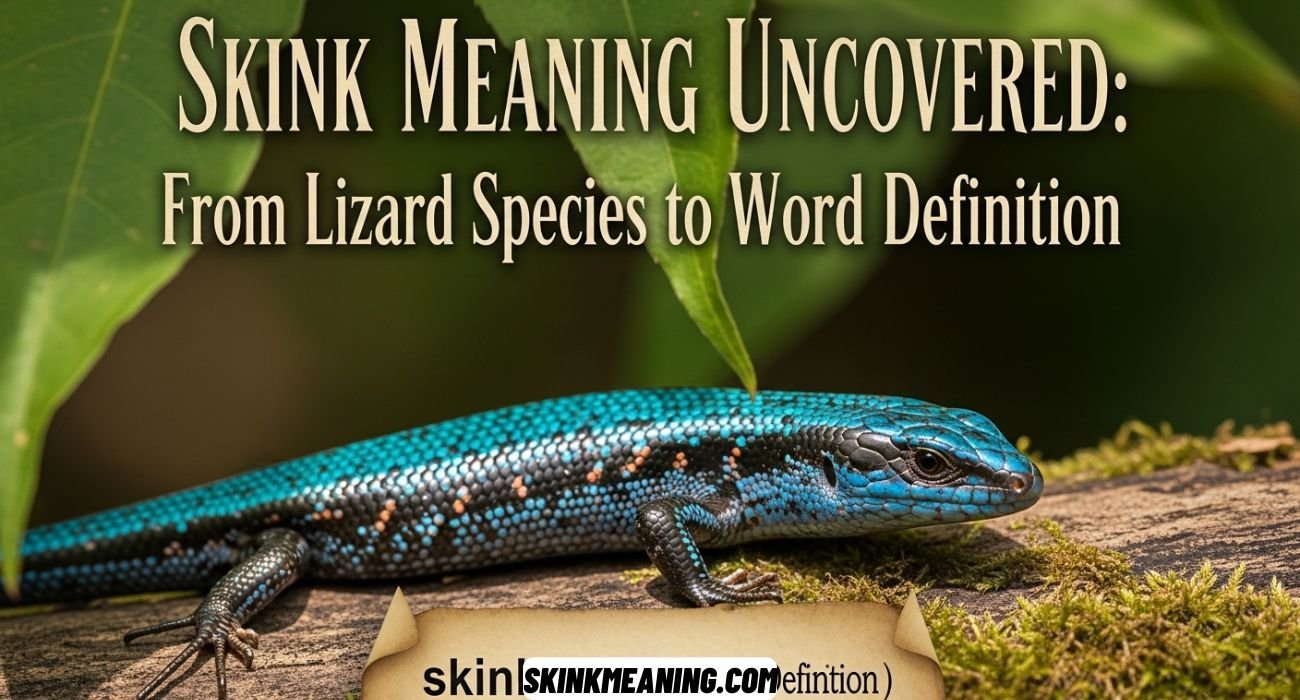Skink Meaning Uncovered