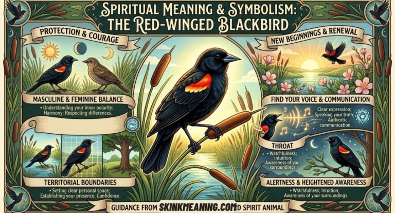 Red Winged Blackbird Spiritual Meaning and Symbolism