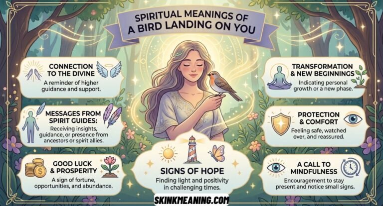 Spiritual Meanings Of a Bird Landing On You
